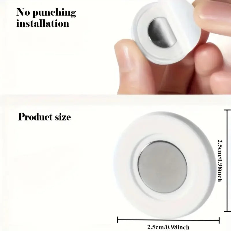 No Drill Magnetic Remote Control Wall Holder