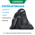 Vertical Mouse Wireless Bluetooth  6 Mute Buttons for MacBook Tablet Laptops Computer PC
