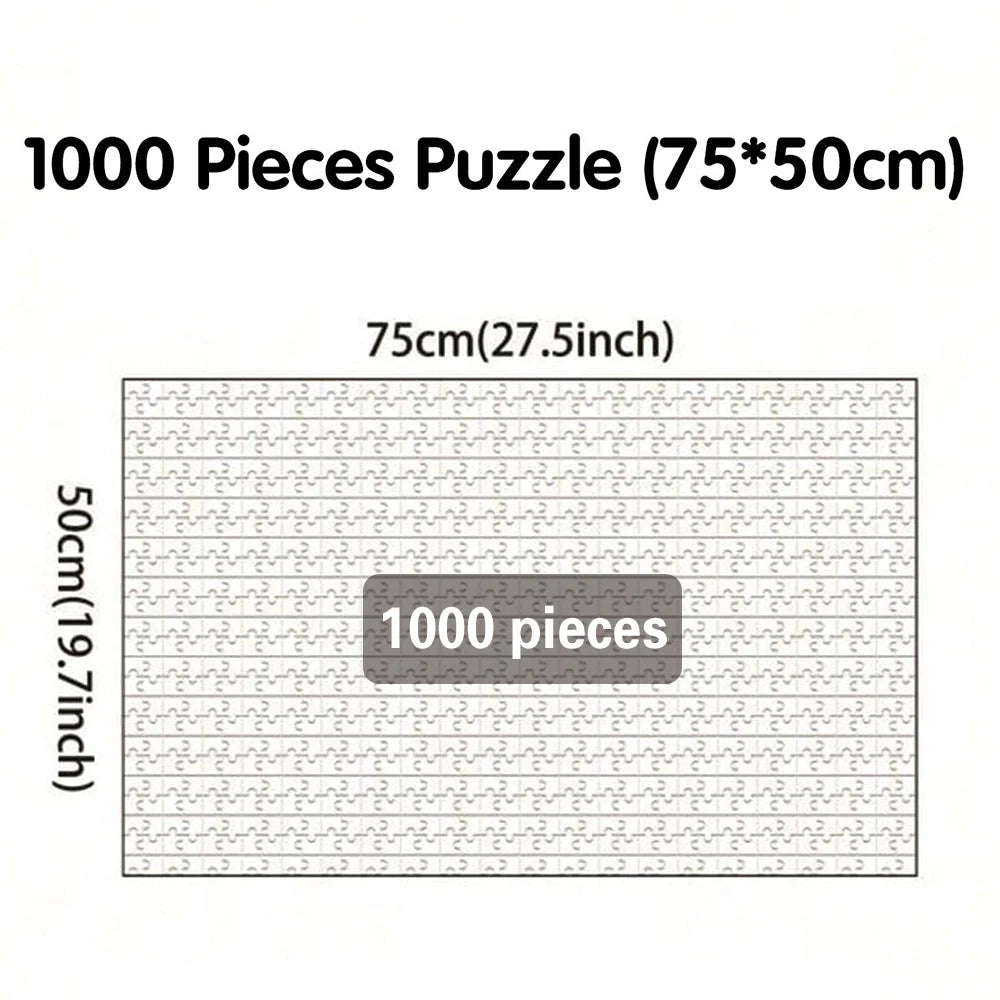 Personalized Custom Photo Puzzle Customize  300/500/1000 Pieces Jigsaw Puzzle