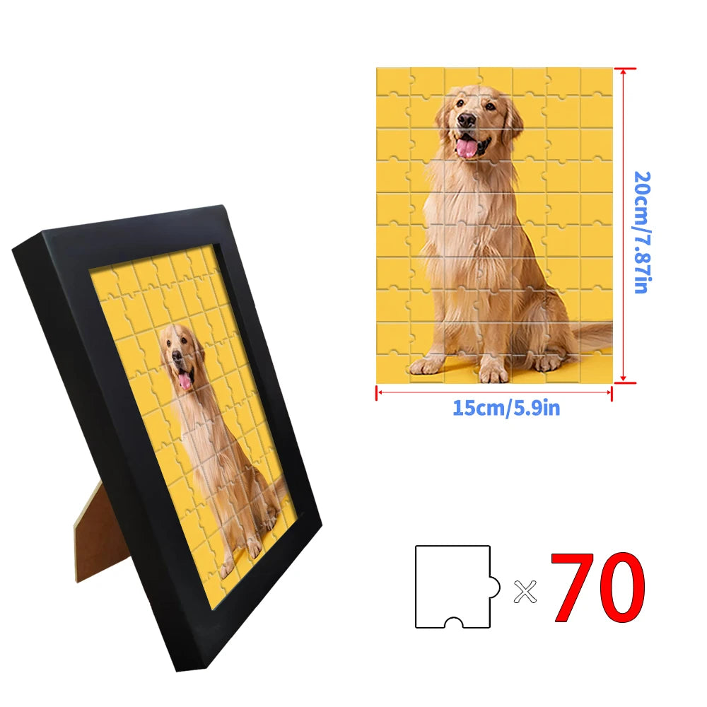 HMSTOCK Custom Photo Puzzle with/without Frame