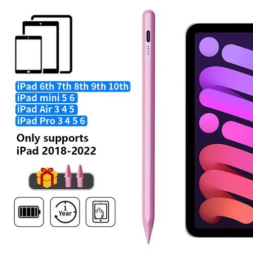 Stylus Pen For Apple Pencil with LED Power Indicators