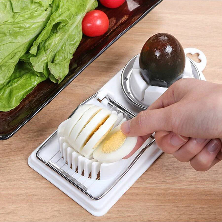 Multifunctional egg cutter 2 in 1 stainless steel wire