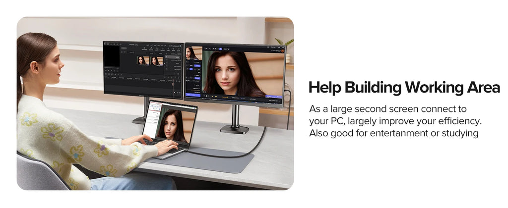 Portable Monitors 21.5/23.8/24.5 Inch 100sRGB Gaming phone Mobile Laptop Extender Second Screen