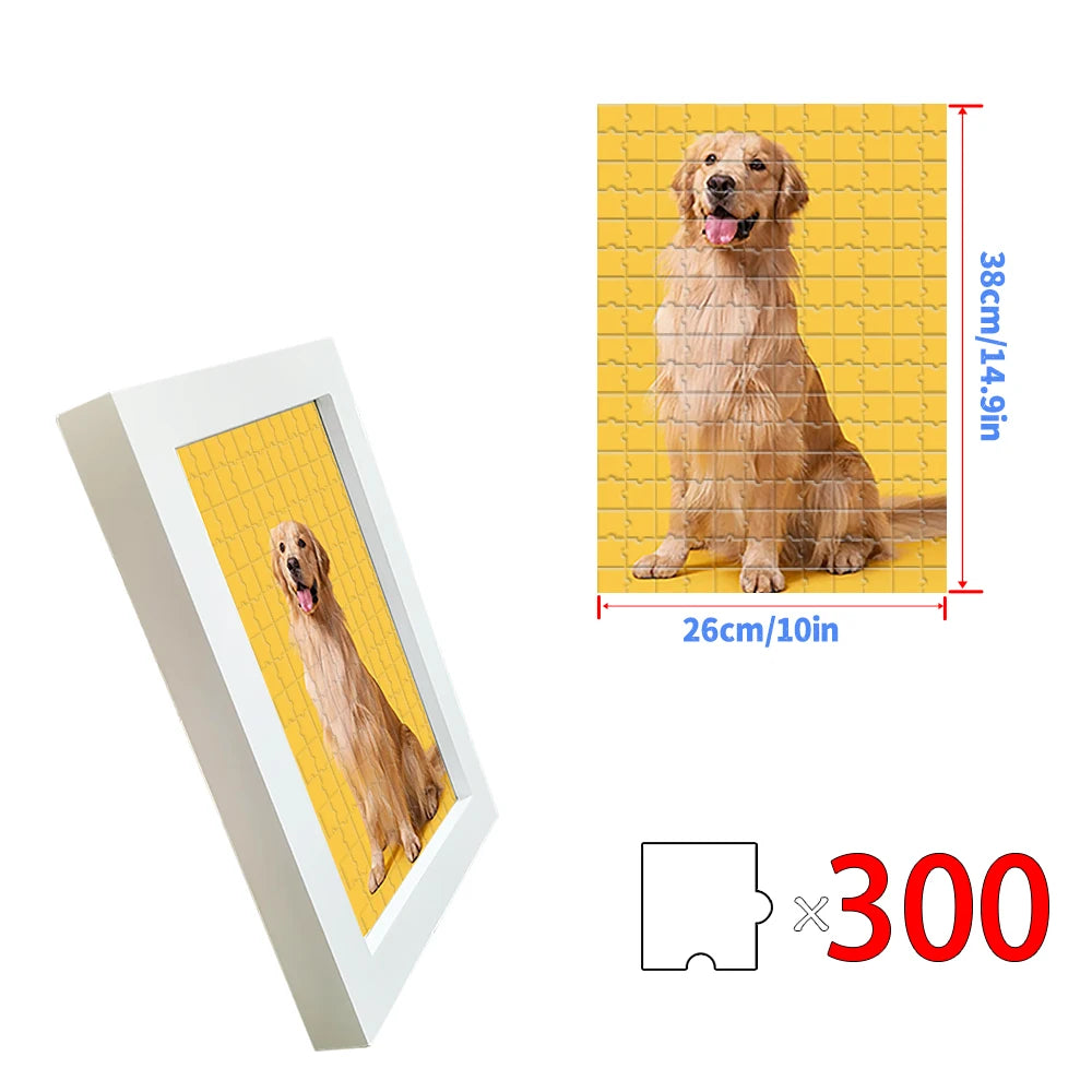 HMSTOCK Custom Photo Puzzle with/without Frame