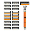 6 layer men's stainless steel Razor blade
