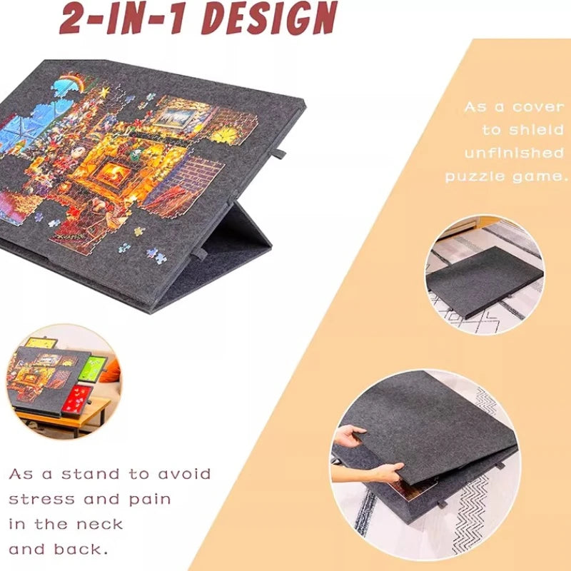 1000-1500pcs Puzzle Board with 6 Sliding Drawers