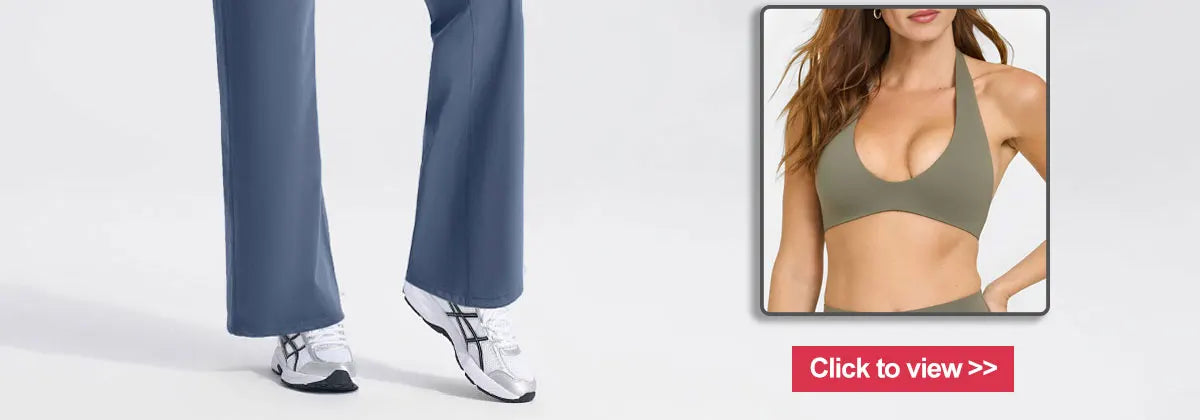 Straight Leg Bottoms Women's Mid Waist Yoga Pants