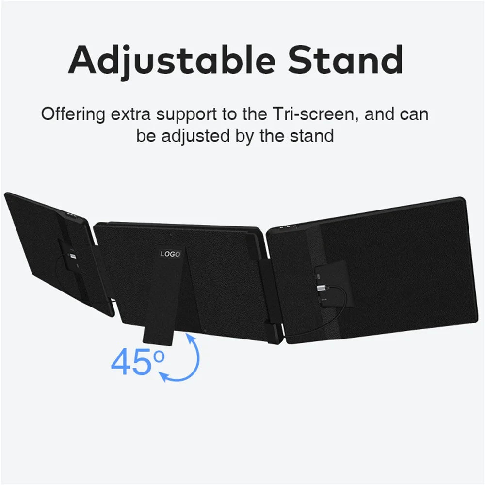 14 to 16 Inch Dual Screen Extender Display FHD IPS Triple Expandable Monitors