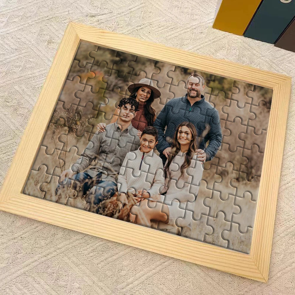 HMSTOCK Custom Photo Puzzle with/without Frame