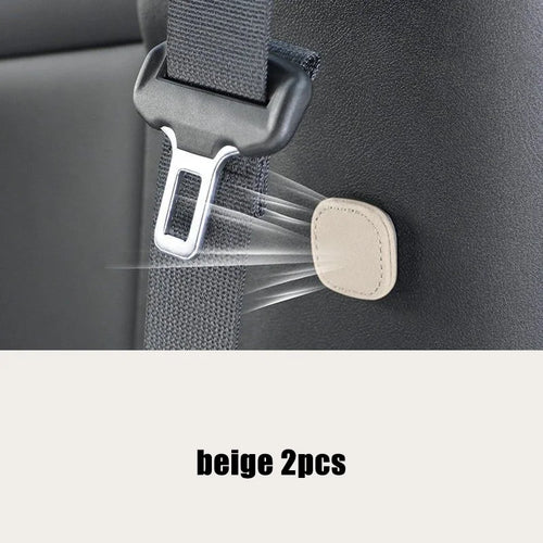 Suede Magnetic Suction Car Seat Belt Fixing Clips Auto Belt Holder