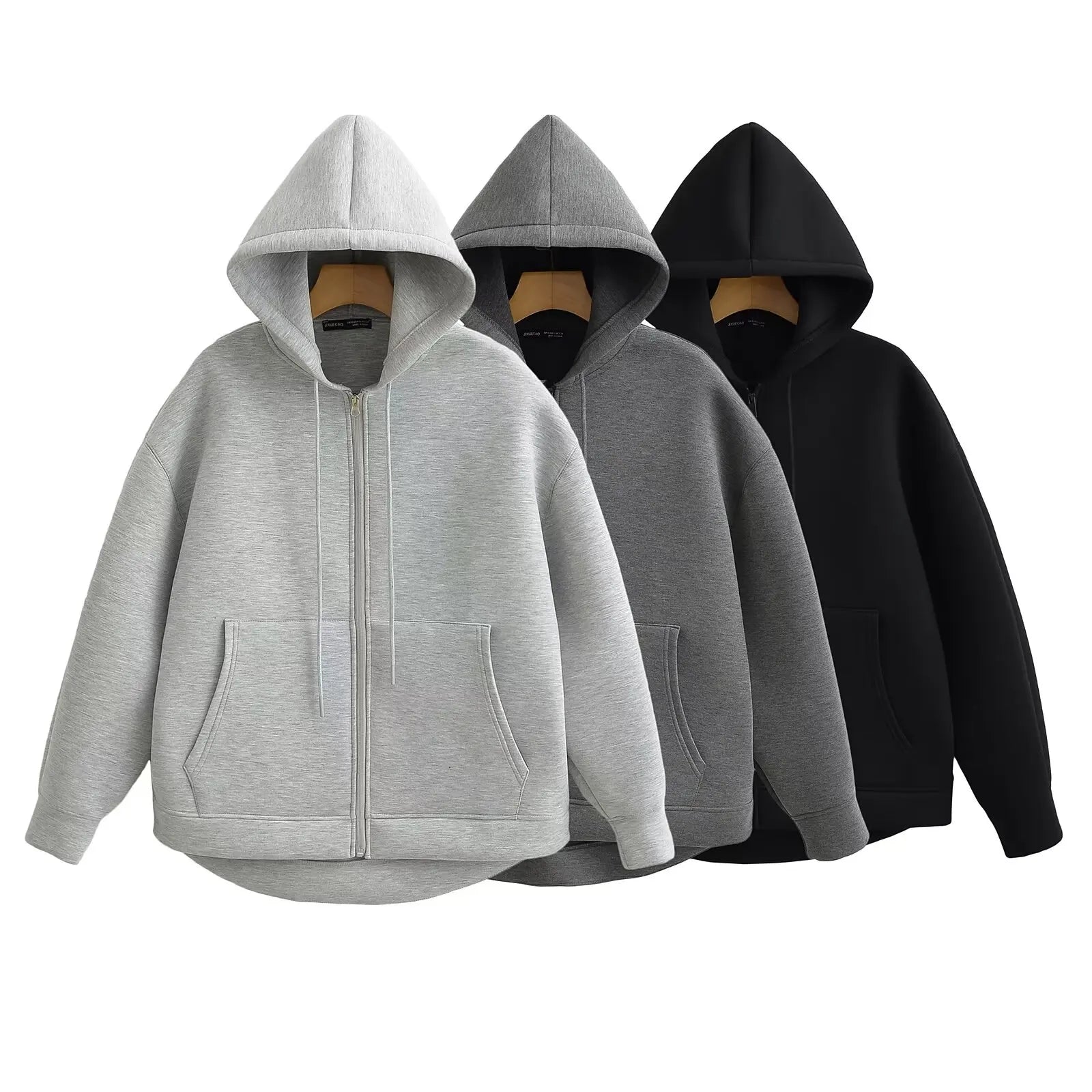 Women's Street Zipper Hoodi Oversized