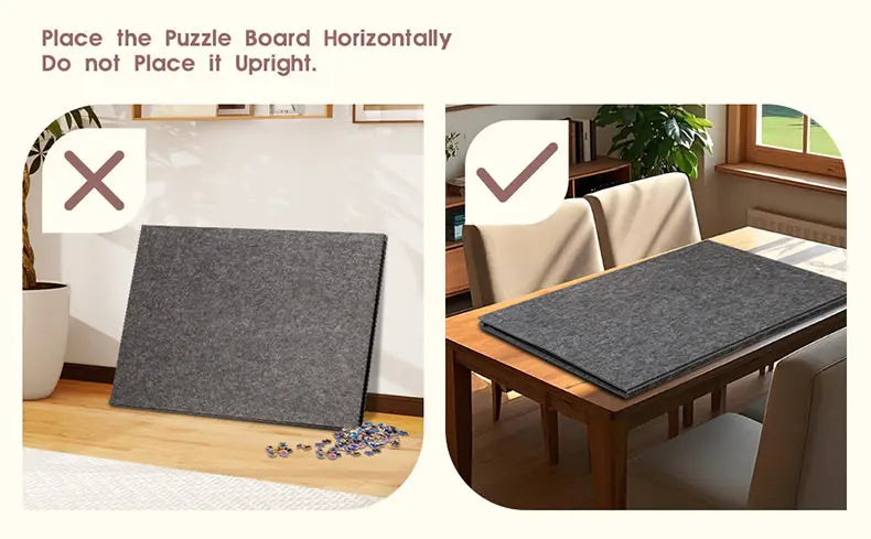 1000-1500pcs Puzzle Board with 6 Sliding Drawers