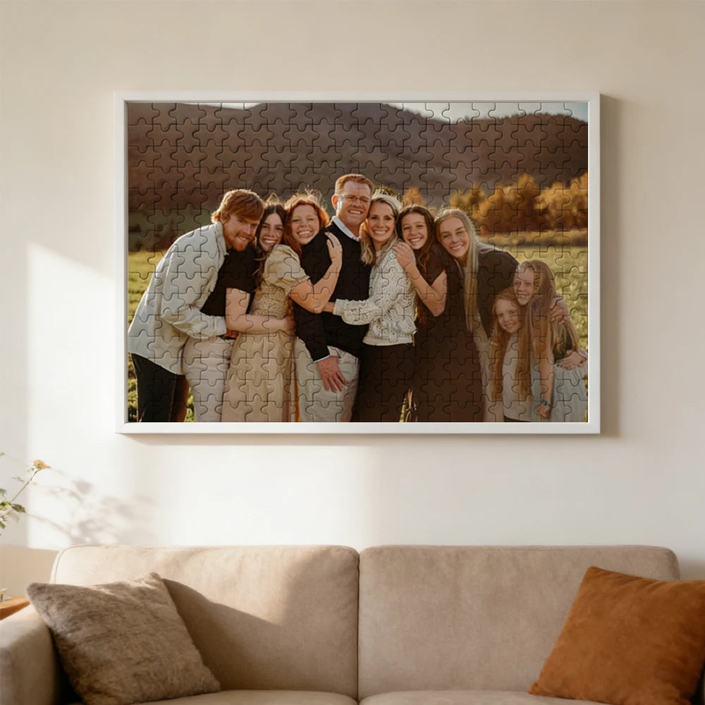 HMSTOCK Custom Photo Puzzle with/without Frame