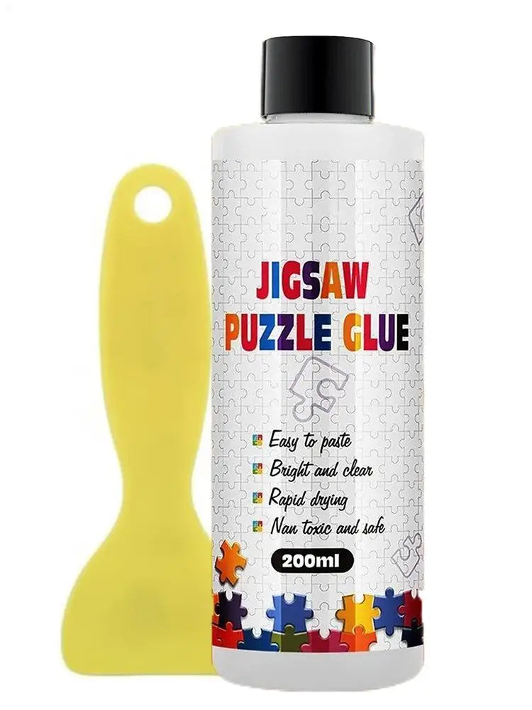 Puzzle glue special transparent glue for Quick Drying Clear Sealer With Applicator For Jigsaw Photo