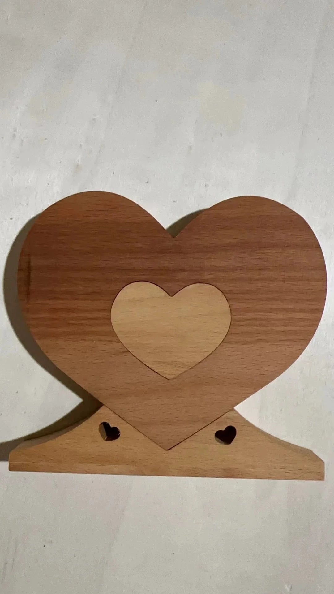 Family Wood Ornaments Free Name Engraving Wooden Decoration