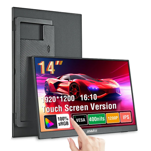 14 Inch Portable Touch Screen Monitor Non touch optional