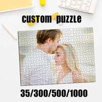 Personalized Custom Photo Puzzle Customize  300/500/1000 Pieces Jigsaw Puzzle