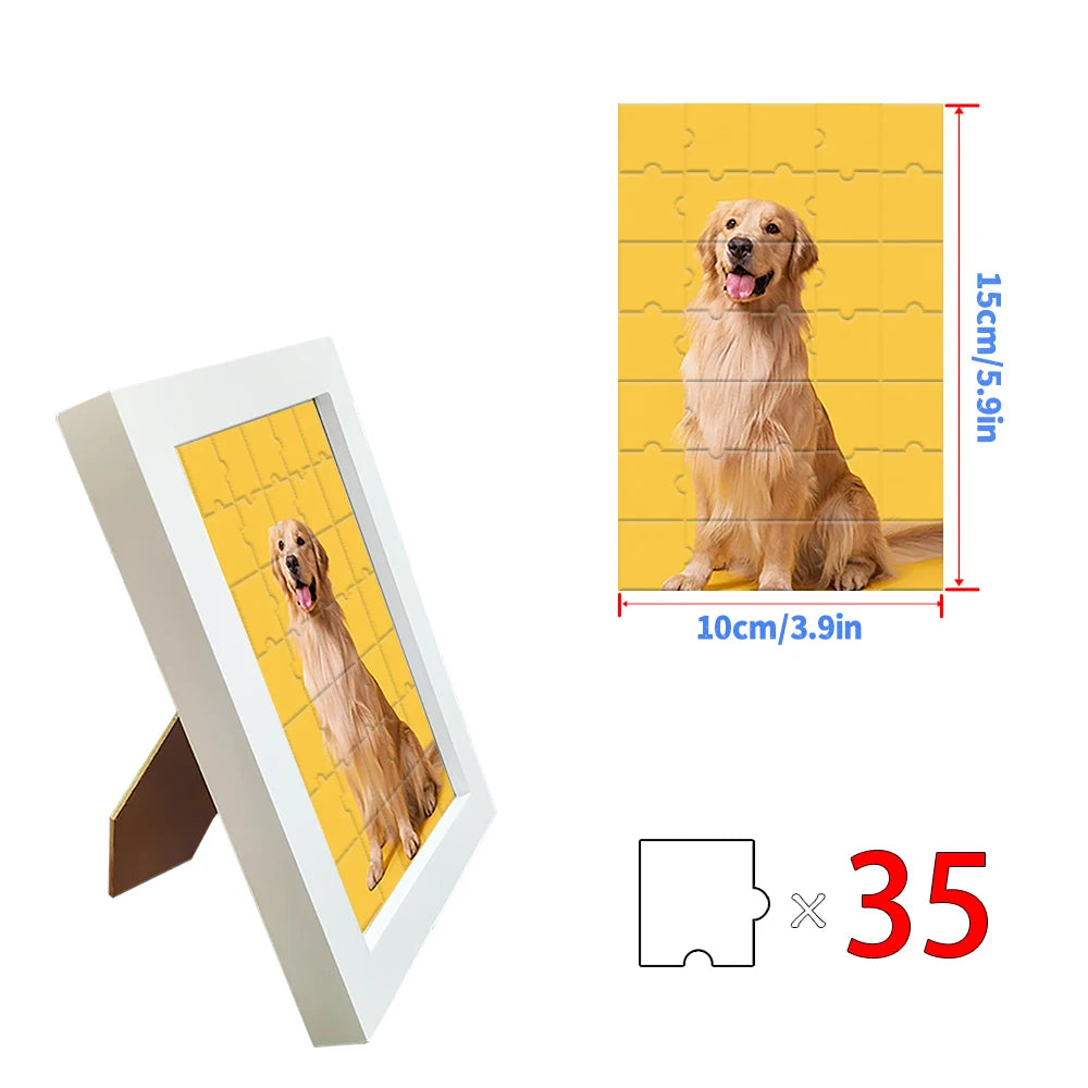 HMSTOCK Custom Photo Puzzle with/without Frame