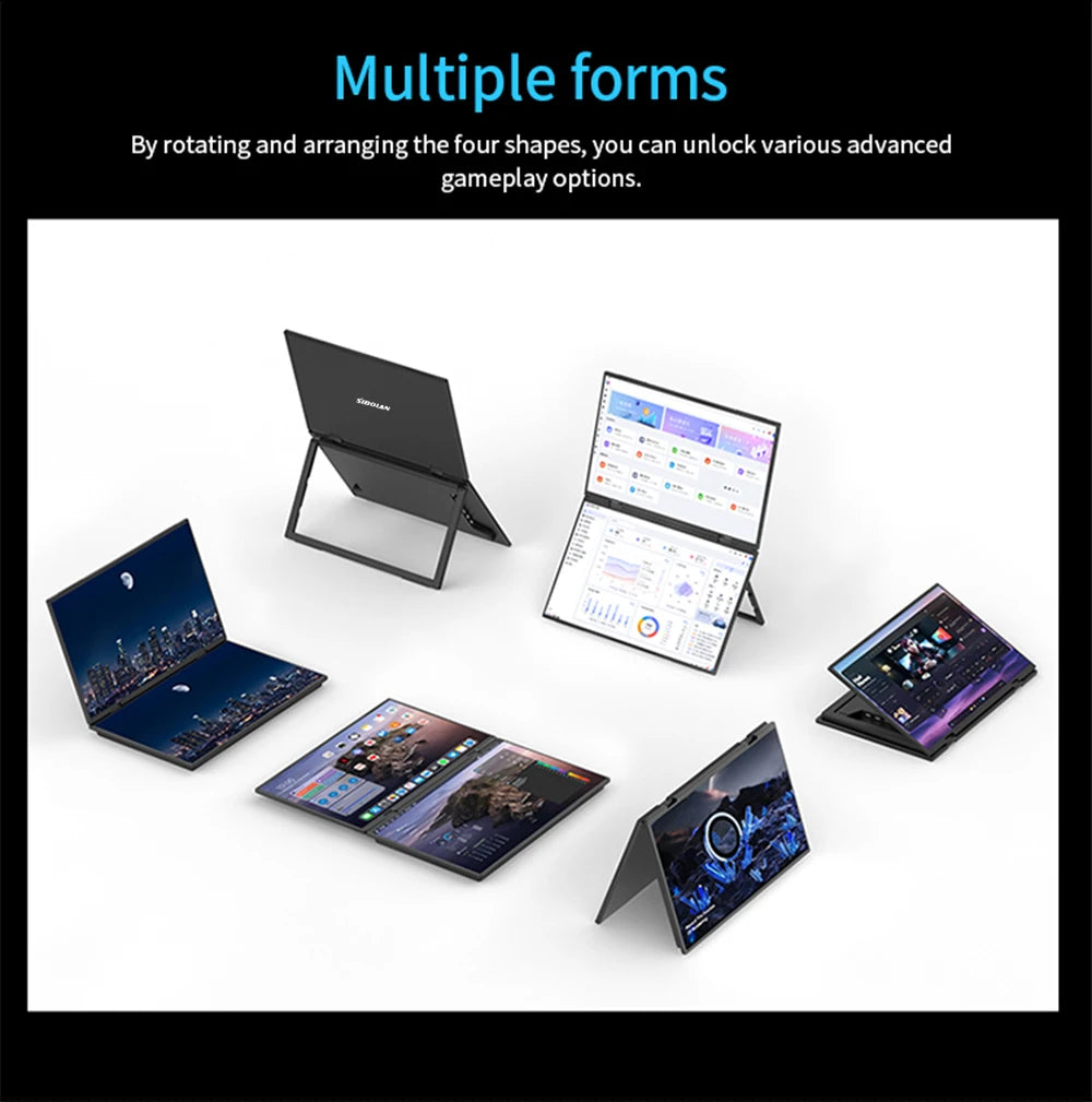 18.5" Dual Touch Portable Monitor Non touch Optional 100Hz 1080P FHD