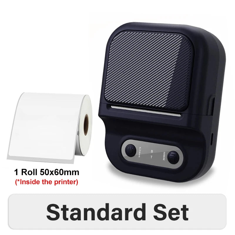 Mini Thermal Label Printer Self adhesive Paper & Inkless