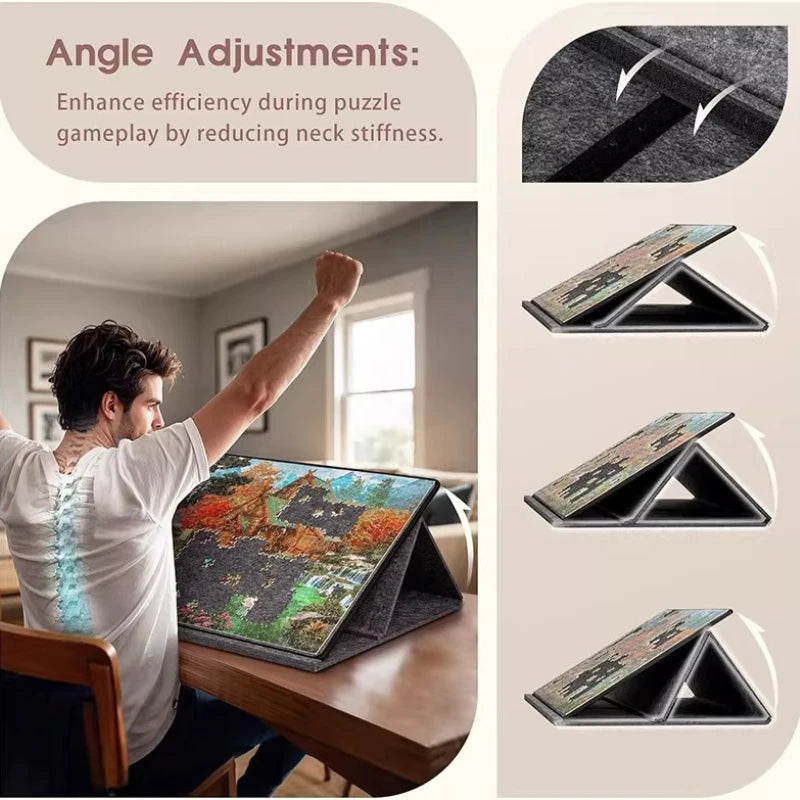 1000-1500pcs Puzzle Board with 6 Sliding Drawers