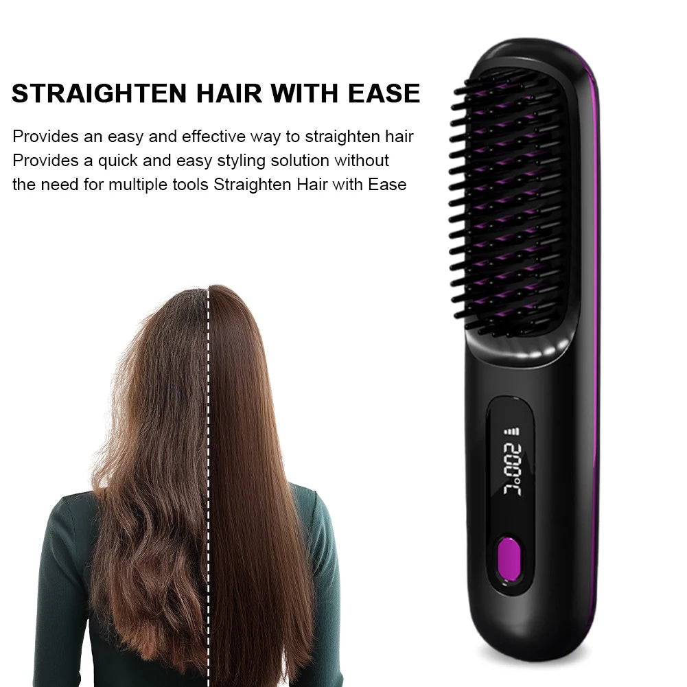 Cordless Portable Hair Straightener
