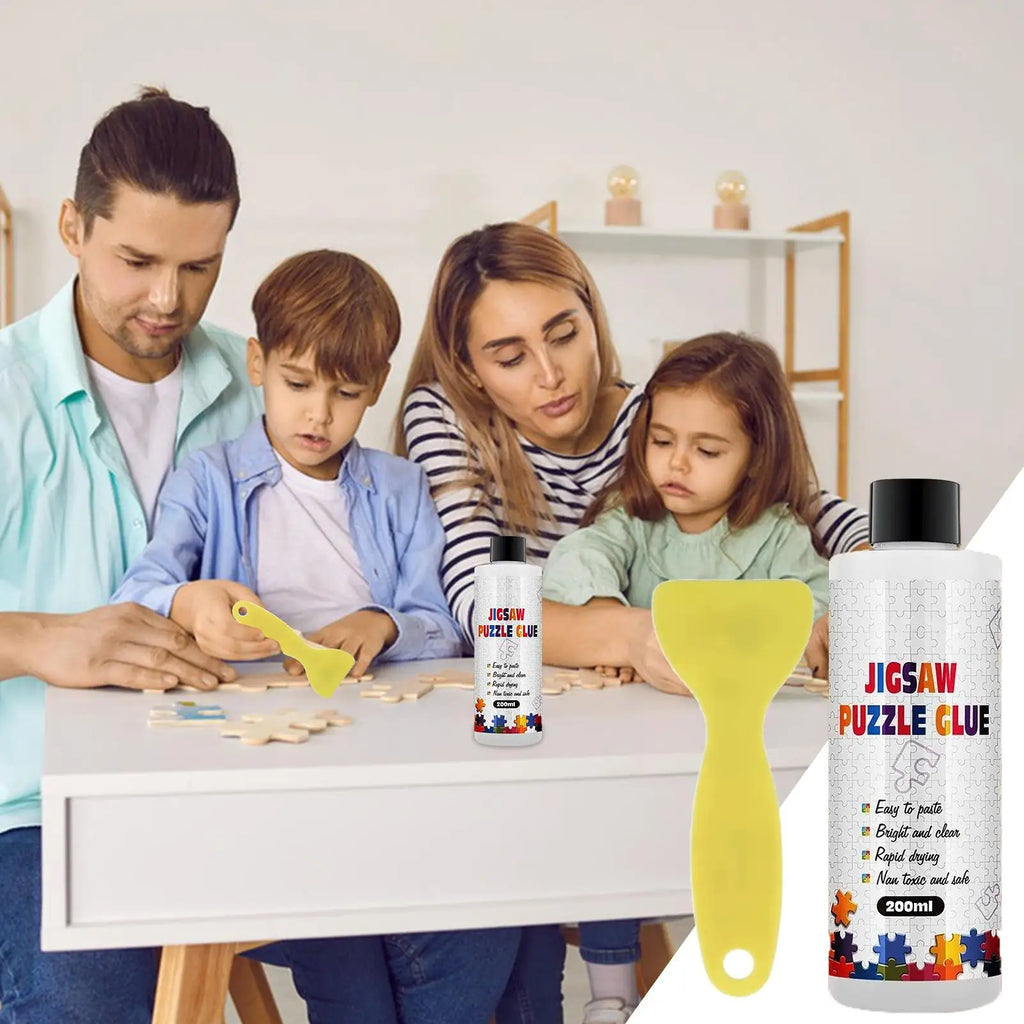 Puzzle glue special transparent glue for Quick Drying Clear Sealer With Applicator For Jigsaw Photo