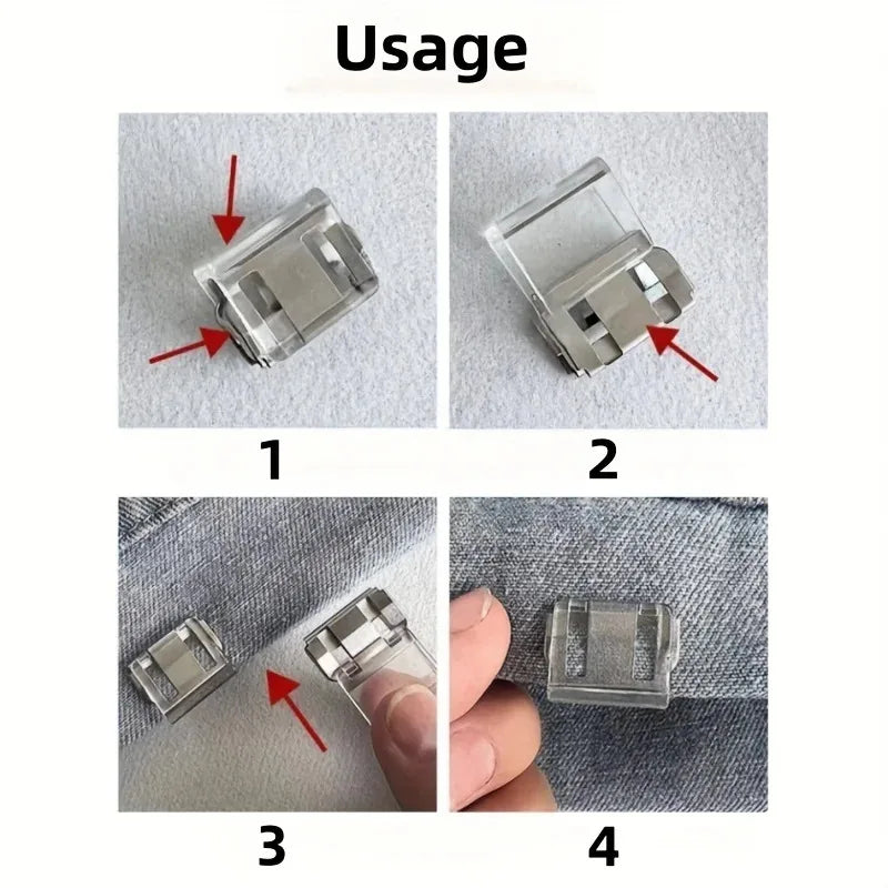 2/4/6/pcs Invisible Leg Shortening Anti Slip Clips
