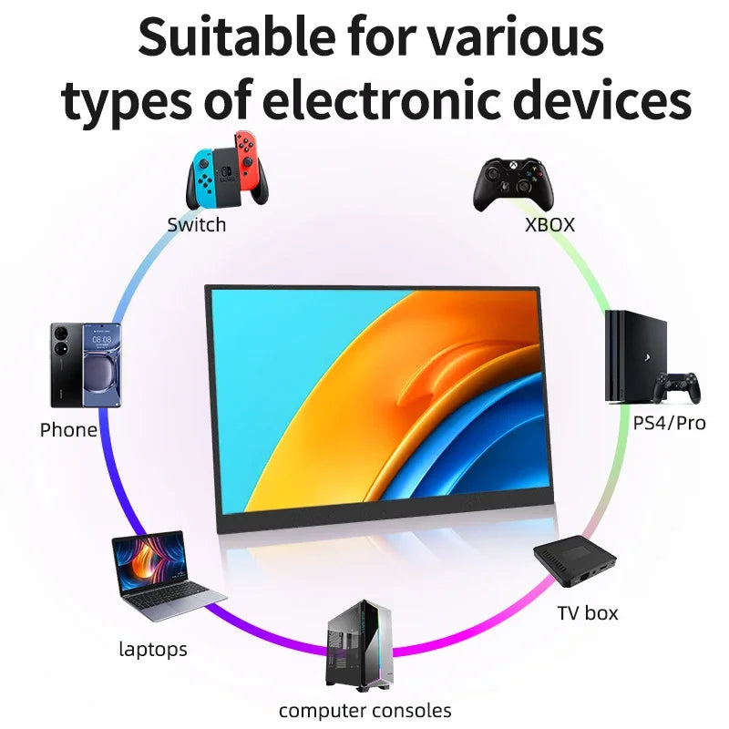 14 Inch Portable Monitor Touch/no Touch optional