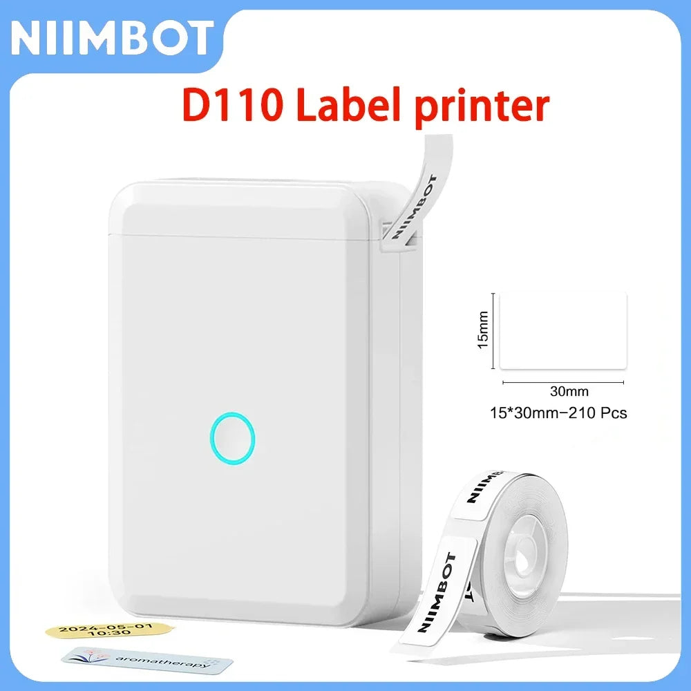 Portable Mini Printer Thermal Adhesive Sticker Label Printer Inkless Label Maker For Mobile Label