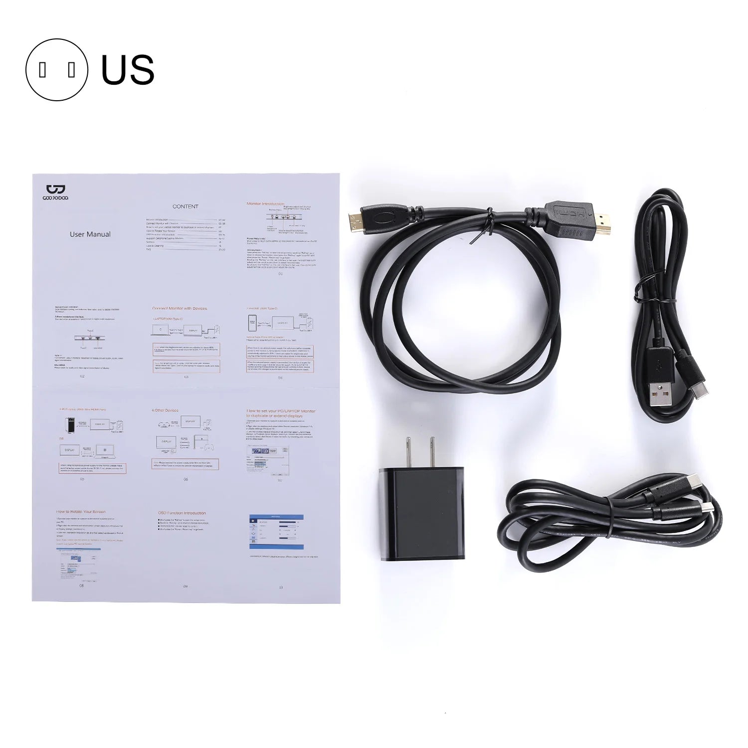 14 Inch Portable Monitor Dual screens For PC/Phone/PS4/PS5/Switch1/Switch2/Xbox