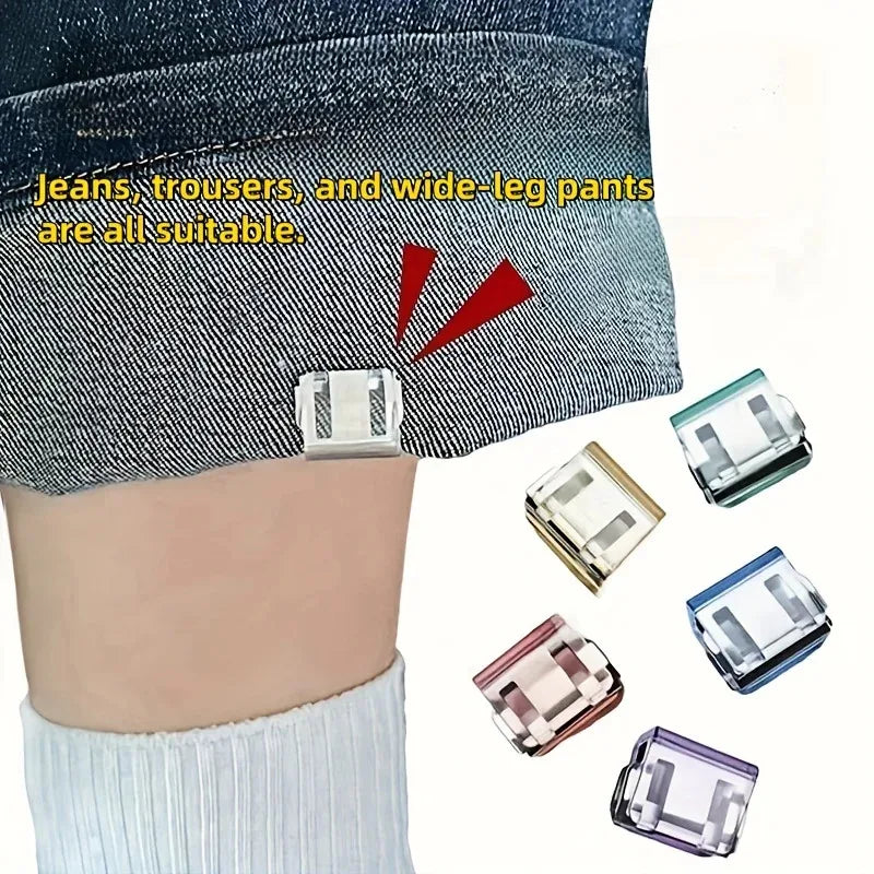 2/4/6/pcs Invisible Leg Shortening Anti Slip Clips