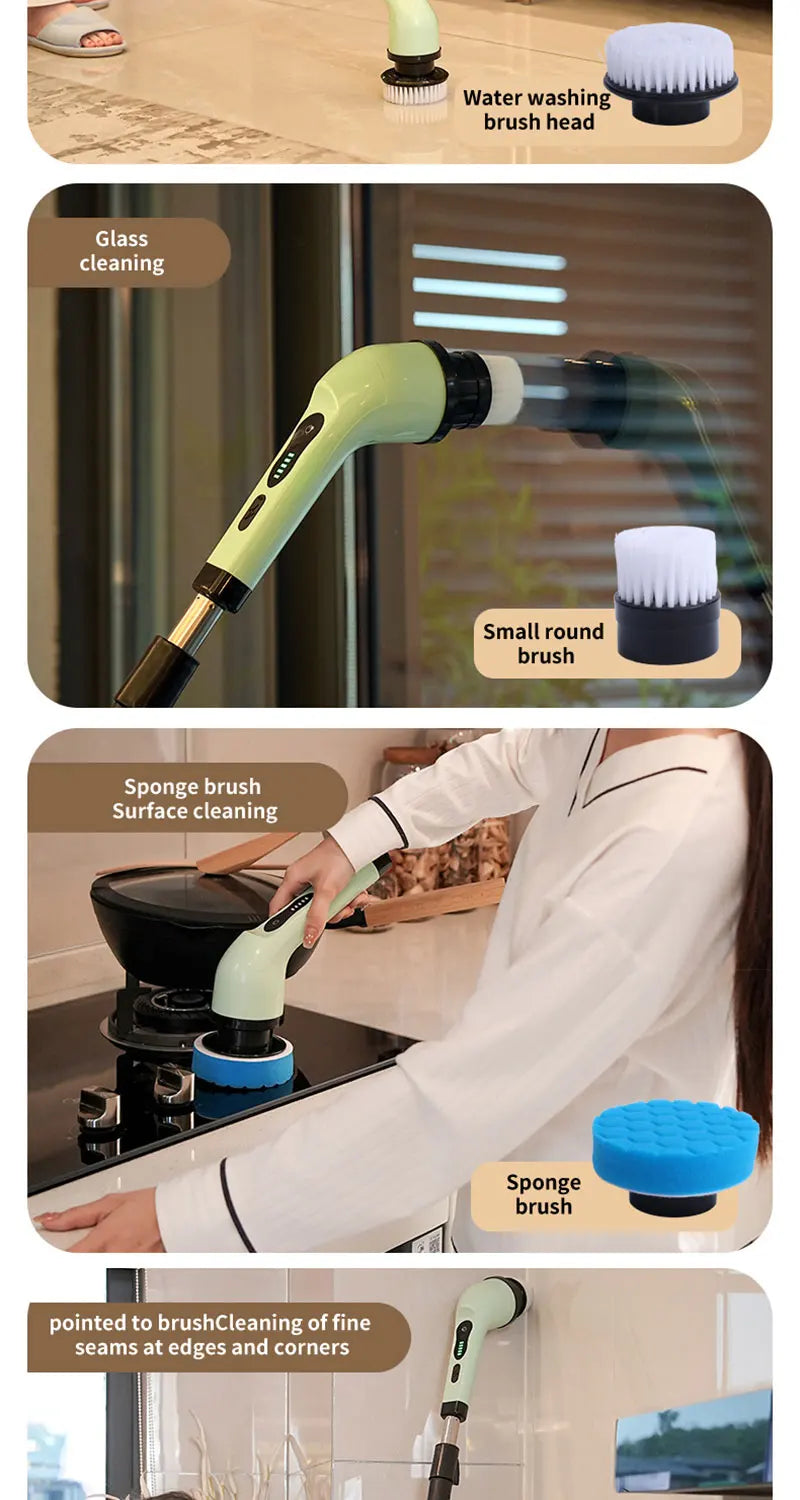 9 in 1 Electric Cleaning Brush