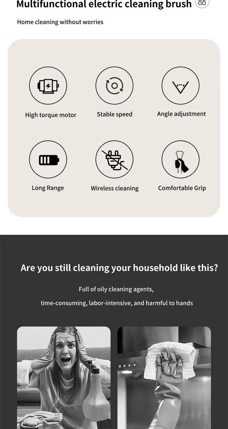 9 in 1 Electric Cleaning Brush