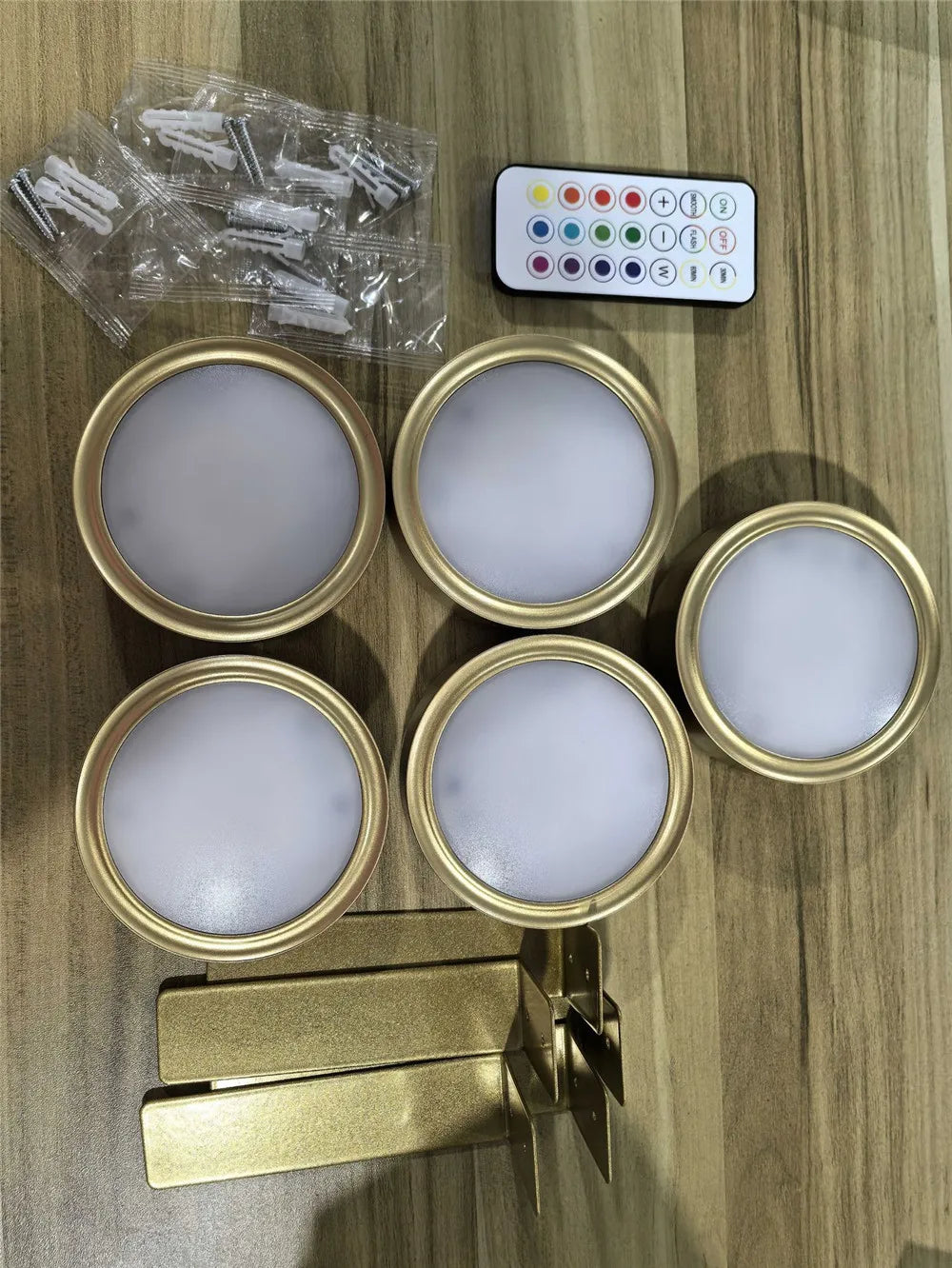 3 Color Wireless Wall Light Dimmable Led Spotlight Battery Powered Lamp Home Wall Lamp Led Lights