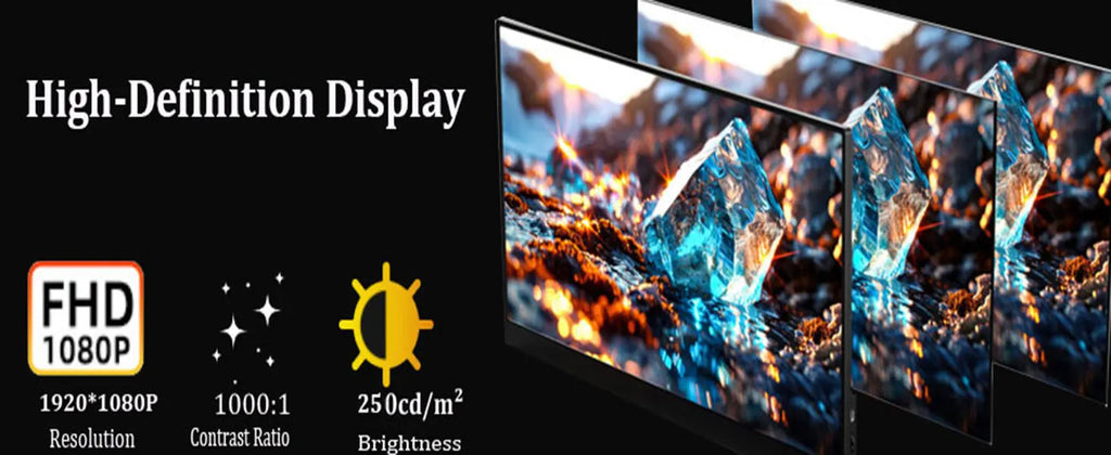 Portable Monitors 21.5/23.8/24.5 Inch 100sRGB Gaming phone Mobile Laptop Extender Second Screen