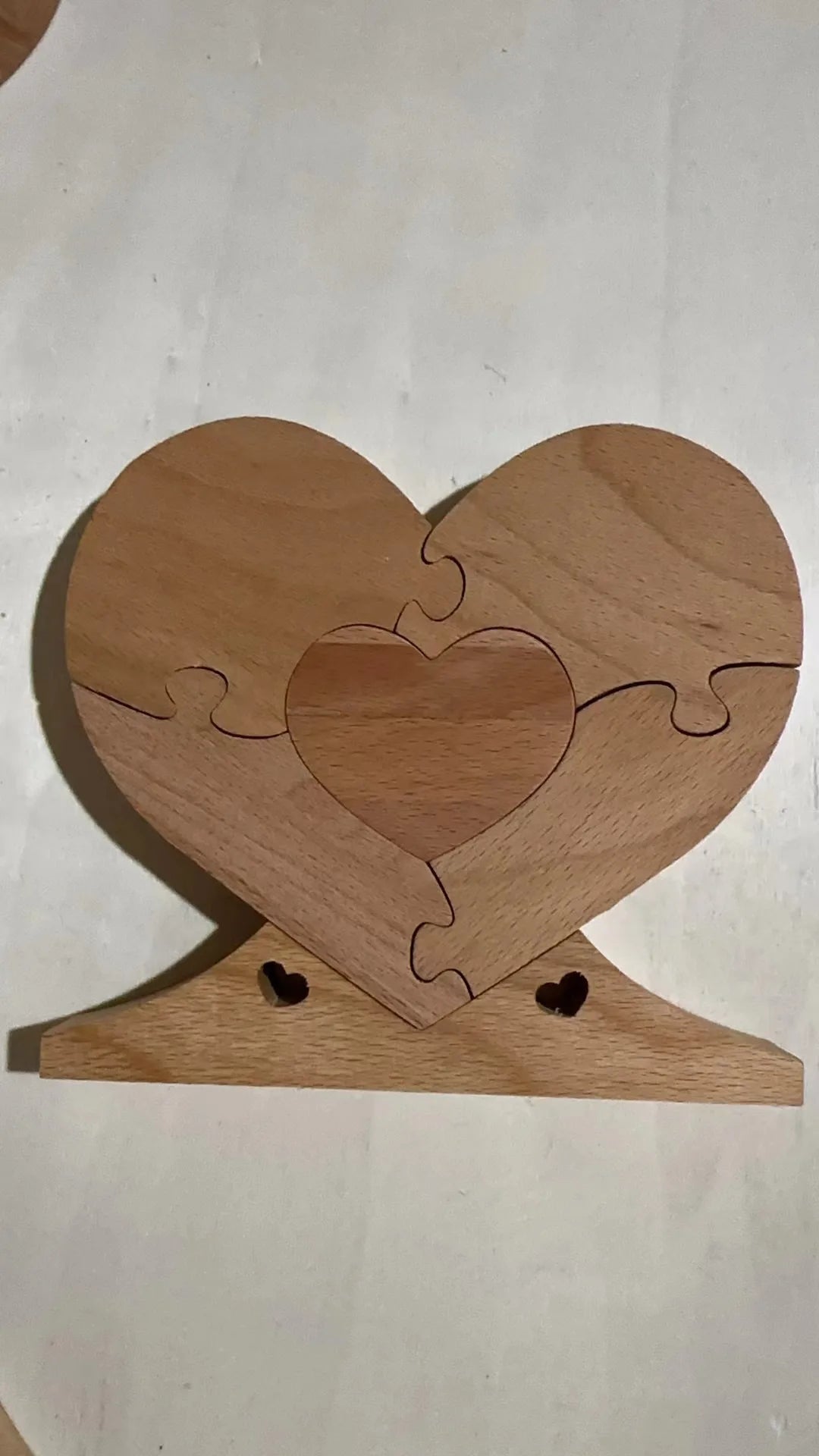 Family Wood Ornaments Free Name Engraving Wooden Decoration