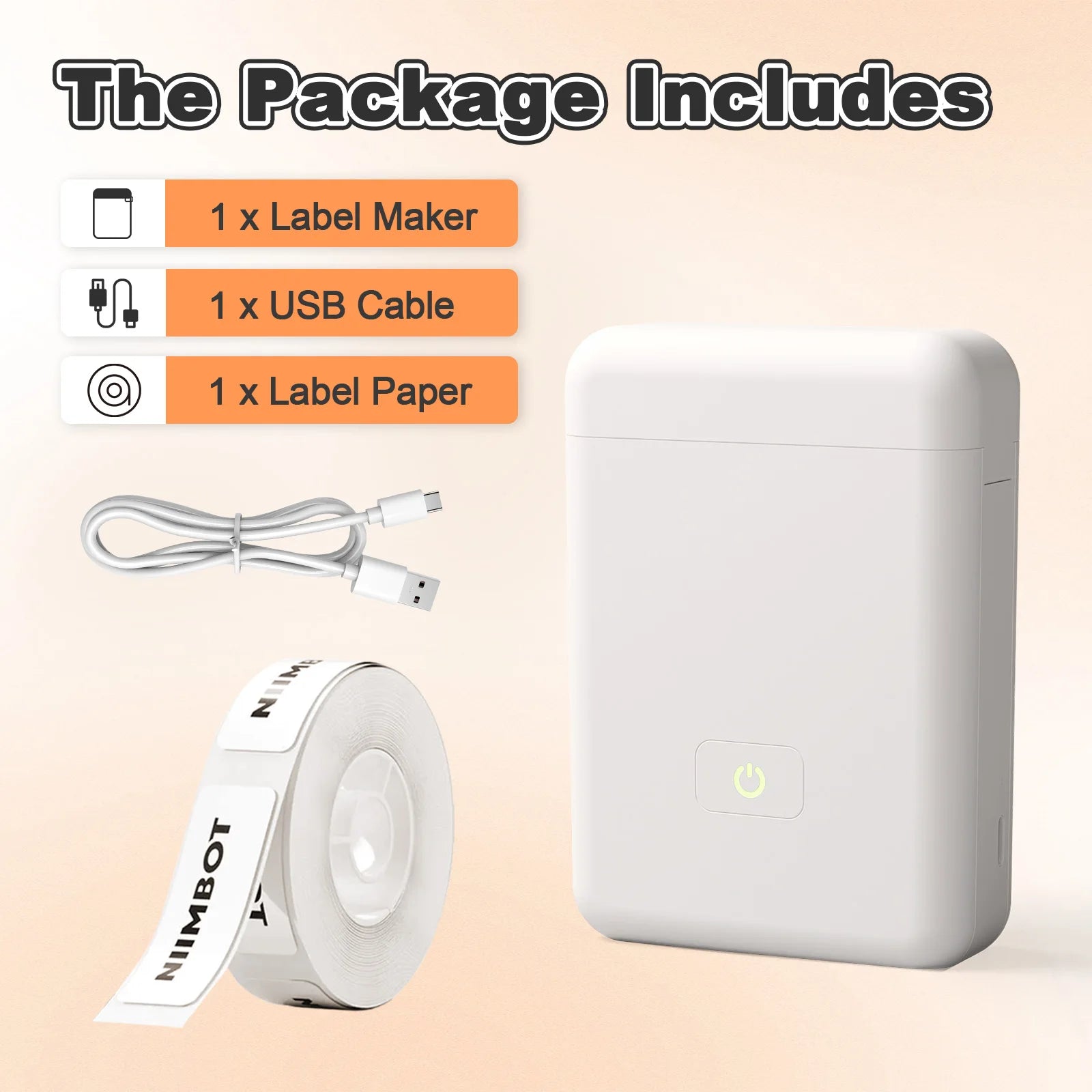 Mini Portable Thermal Label Maker Wireless Bluetooth Stickers Handheld Labeling Machine