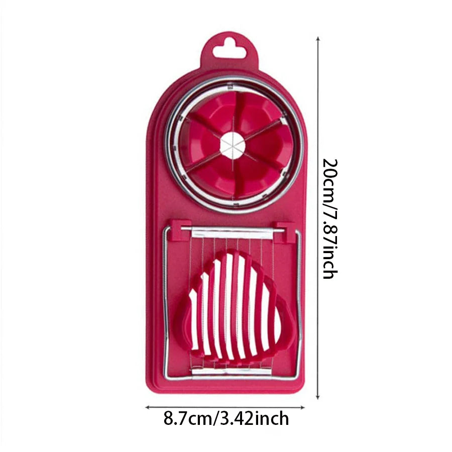 Multifunctional egg cutter 2 in 1 stainless steel wire