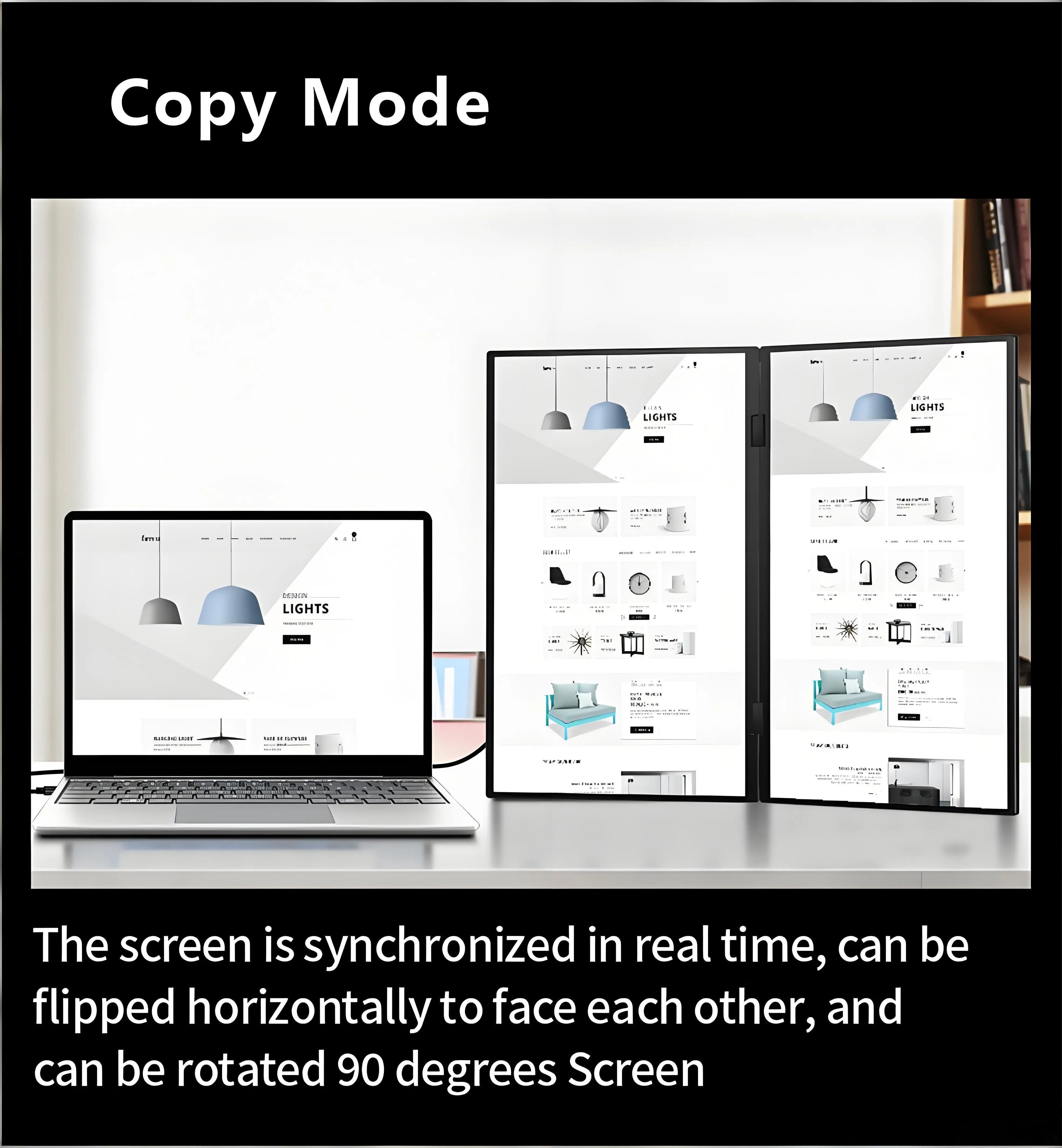 18.5" Dual Touch Portable Monitor Non touch Optional 100Hz 1080P FHD