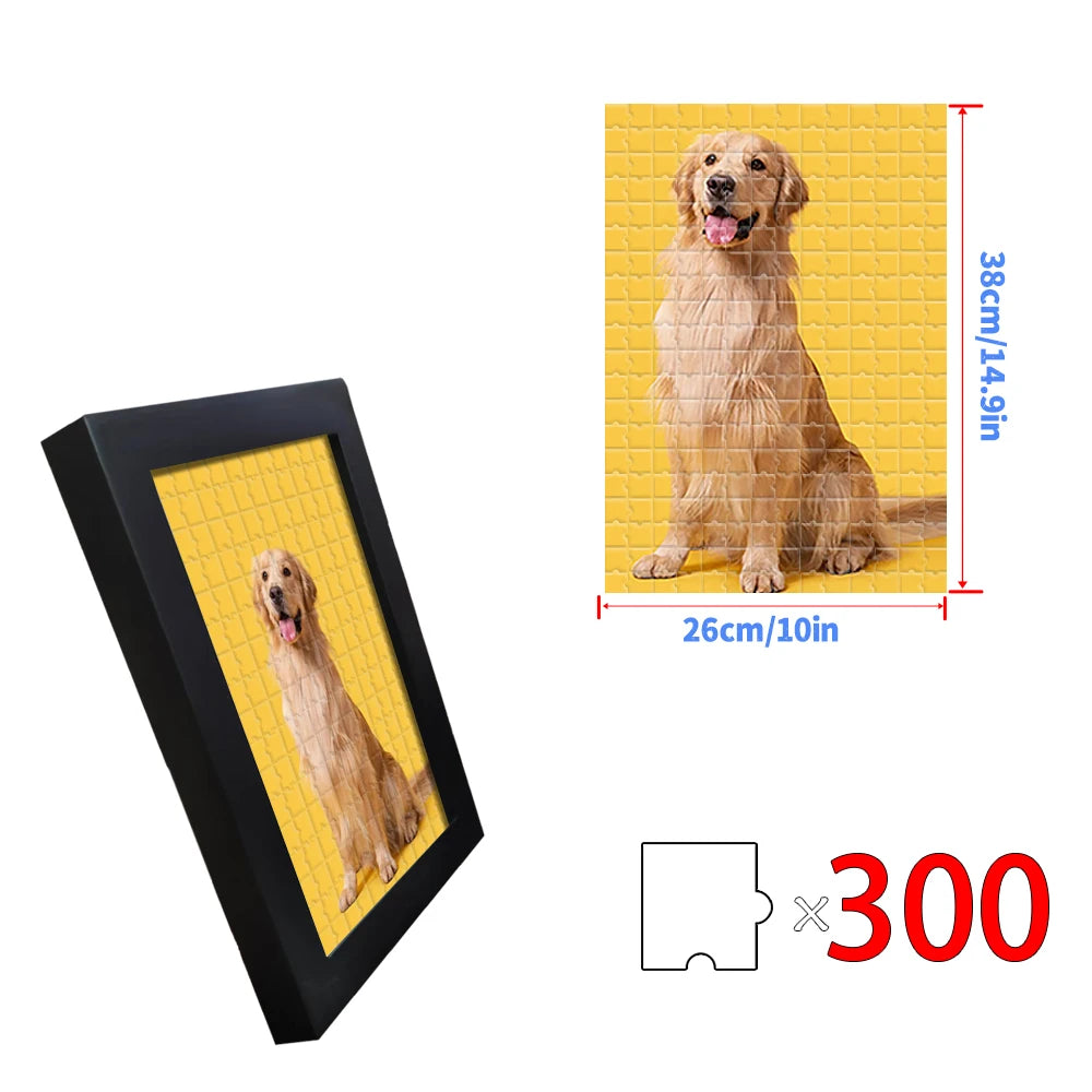 HMSTOCK Custom Photo Puzzle with/without Frame
