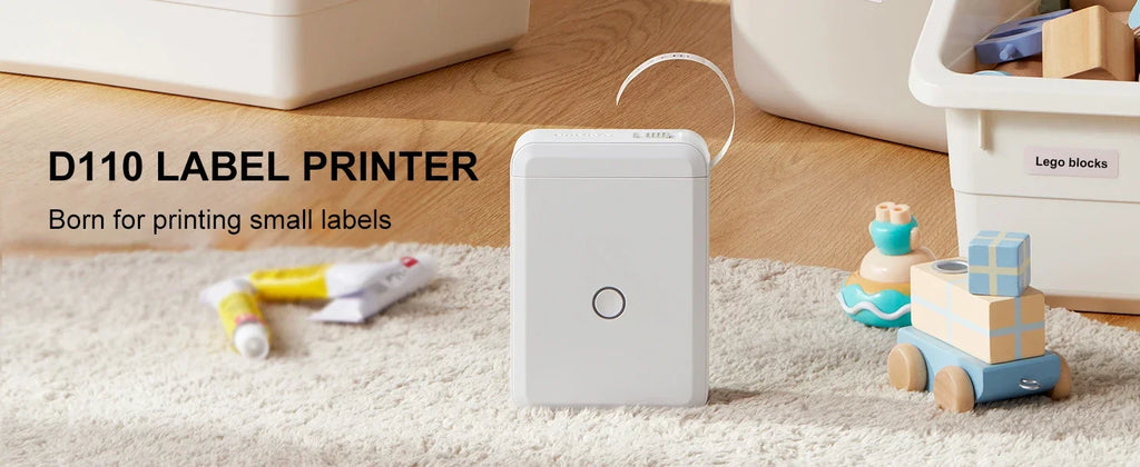 Portable Mini Printer Thermal Adhesive Sticker Label Printer Inkless Label Maker For Mobile Label