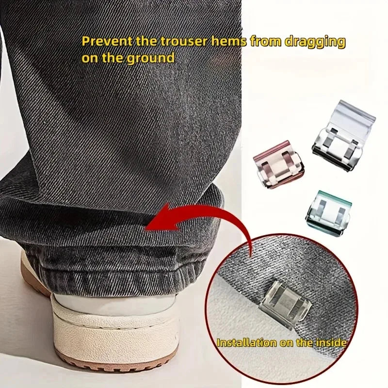 2/4/6/pcs Invisible Leg Shortening Anti Slip Clips