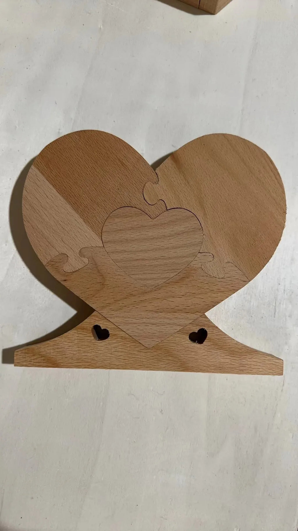 Family Wood Ornaments Free Name Engraving Wooden Decoration