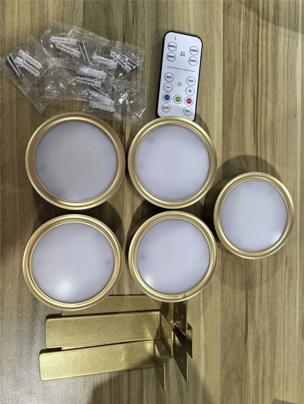 3 Color Wireless Wall Light Dimmable Led Spotlight Battery Powered Lamp Home Wall Lamp Led Lights