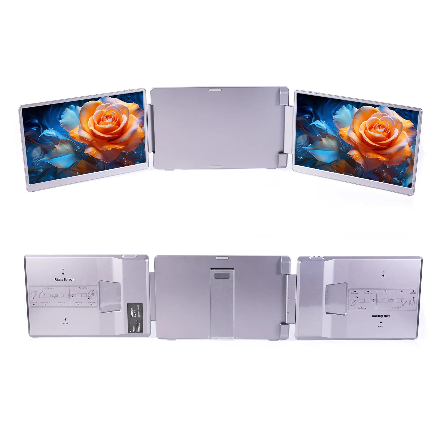 14 Inch Portable Monitor Dual screens For PC/Phone/PS4/PS5/Switch1/Switch2/Xbox