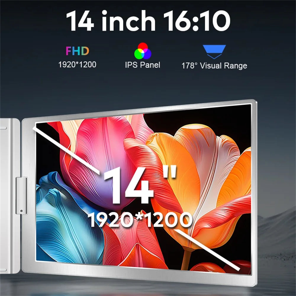 Dual Screen Display Extended Portable Monitor