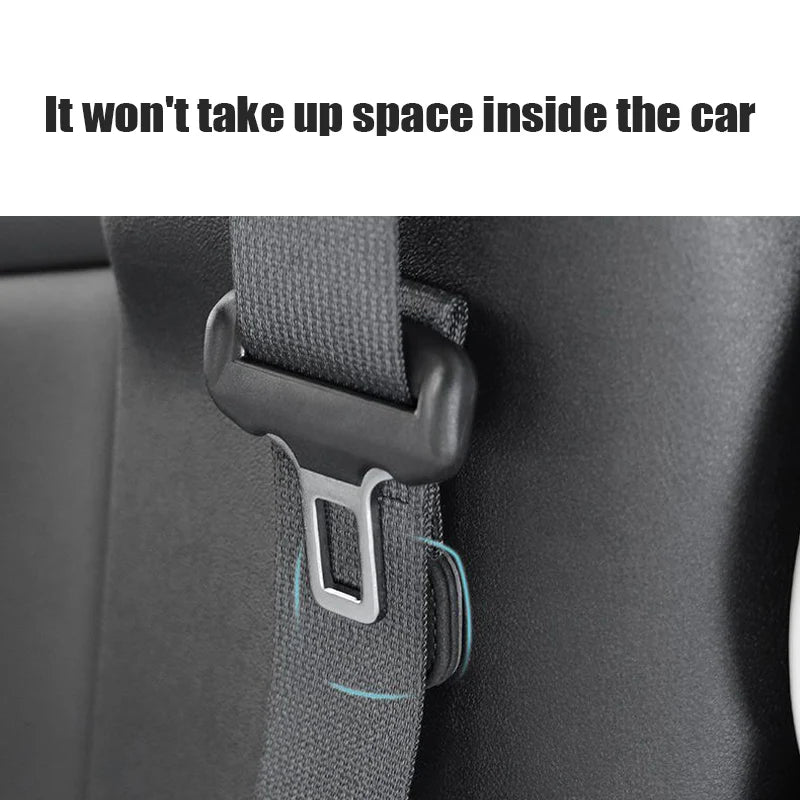 Suede Magnetic Suction Car Seat Belt Fixing Clips Auto Belt Holder