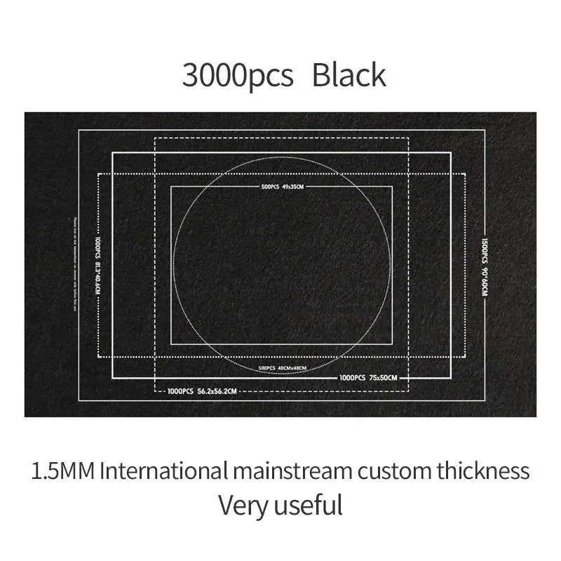 Professional Puzzle Roll Mat up to 3000 Pieces