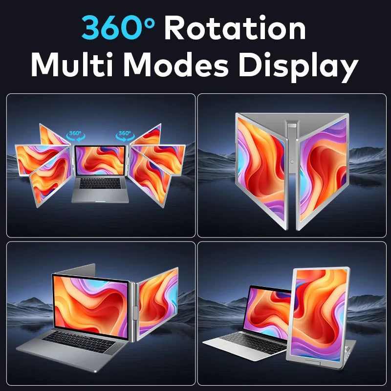 Dual Screen Display Extended Portable Monitor